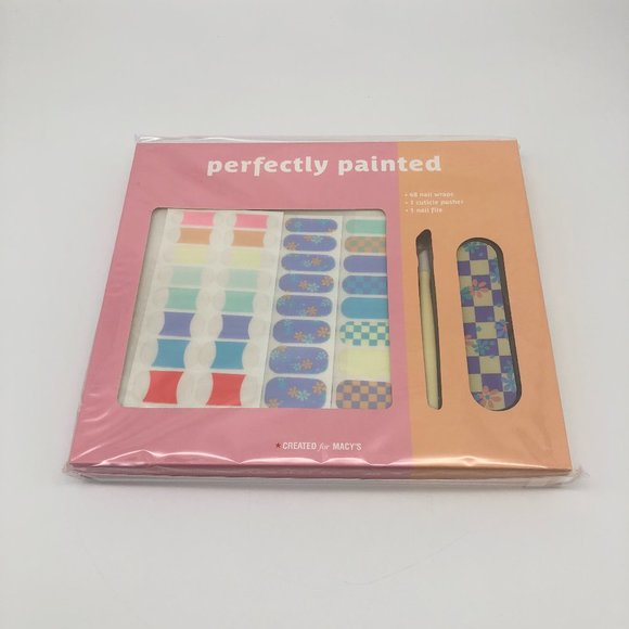 Perfectly Painted Nail Design Stickers Set, Created for Macy's, Beauty Nails NEW - Picture 1 of 2